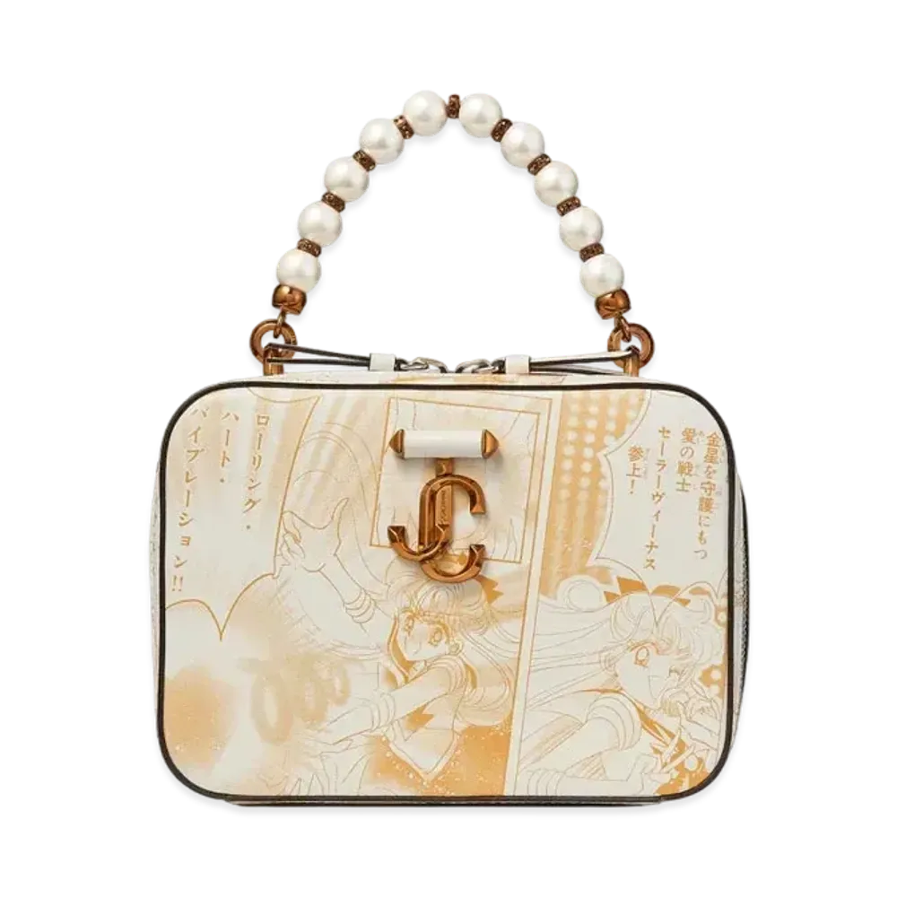 Jimmy Choo x Pretty Guardian Sailor Moon Sailor Venus Avenue Vanity Bag (Not Includes Packs of Collector Cards)