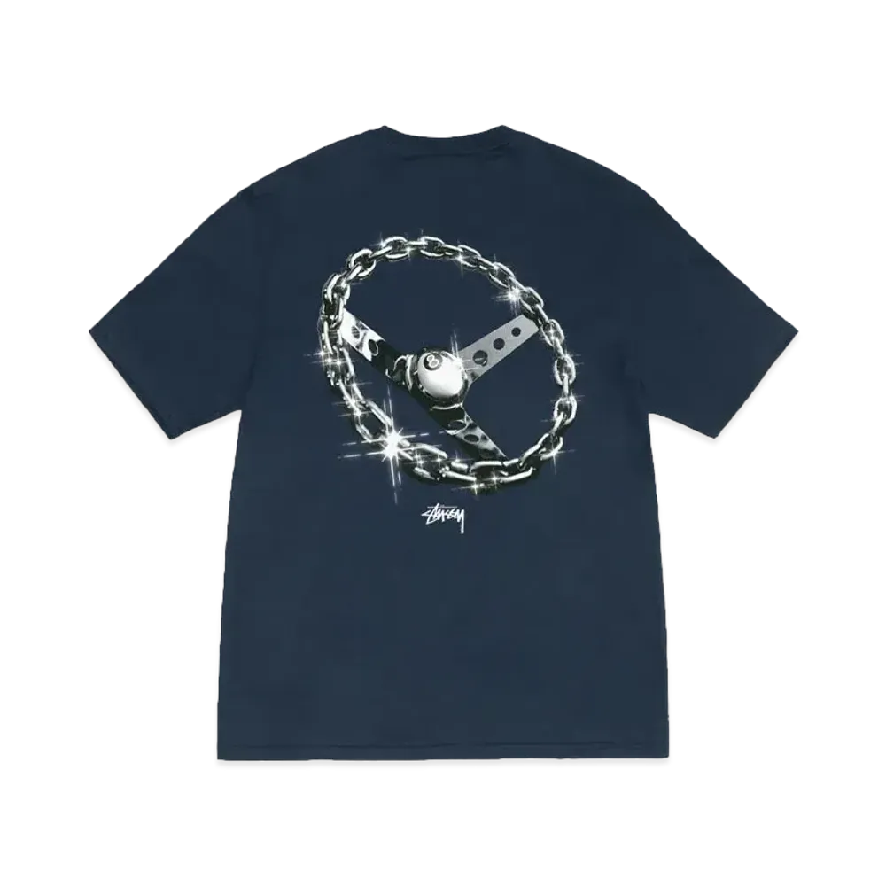 Stussy Chain-Link Tee "Navy"