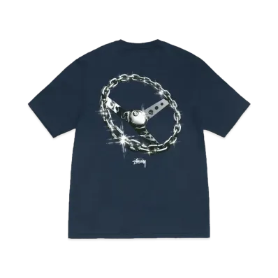 Stussy Chain-Link Tee "Navy"
