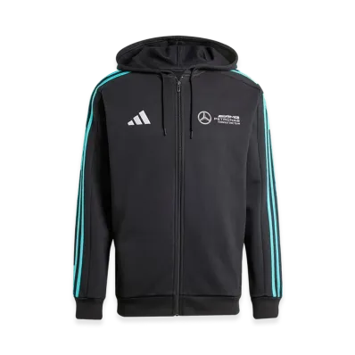 adidas Mercedes AMG Petronas Formula 1 Team DNA Full-Zip Hoodie "Black/White"