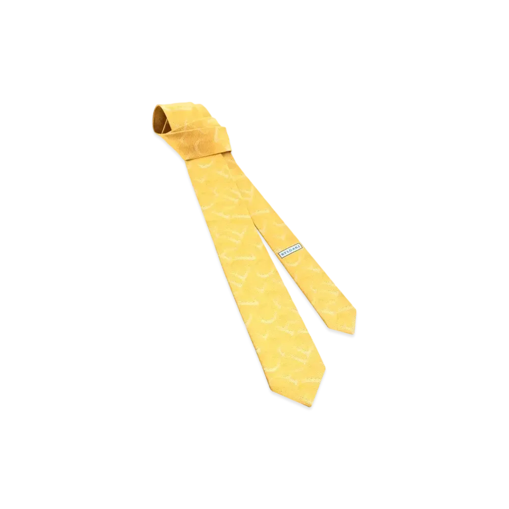 BVLGARI Logomania Tie "Gold"