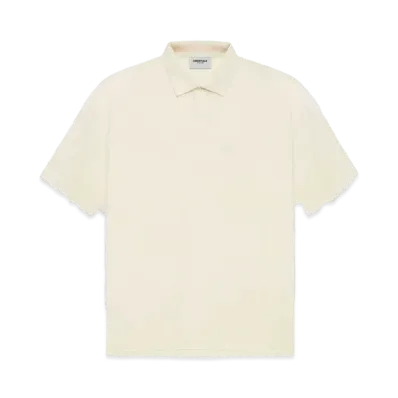 FEAR OF GOD ESSENTIALS Short Sleeve Polo "Butter cream"