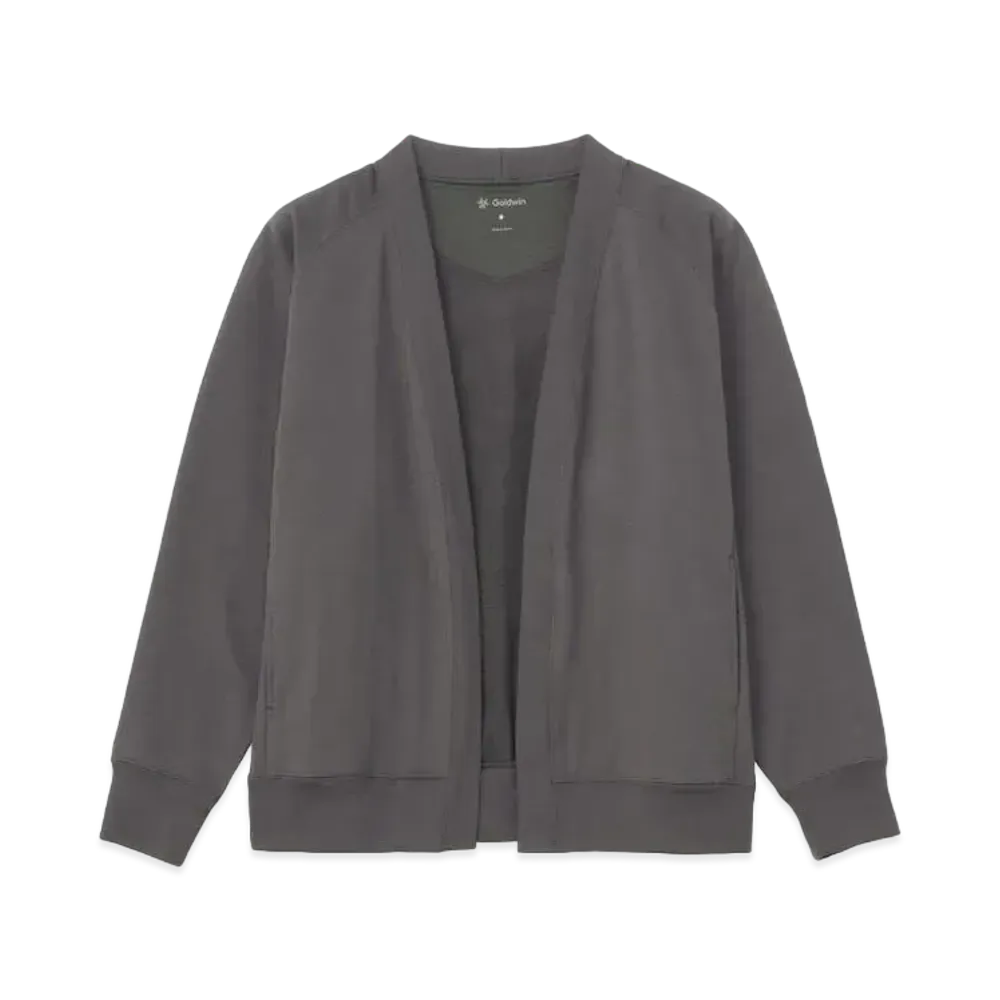Goldwin Liopimum Sweat Cardigan (C3 Fit / Unisex) "Deep Charcoal"