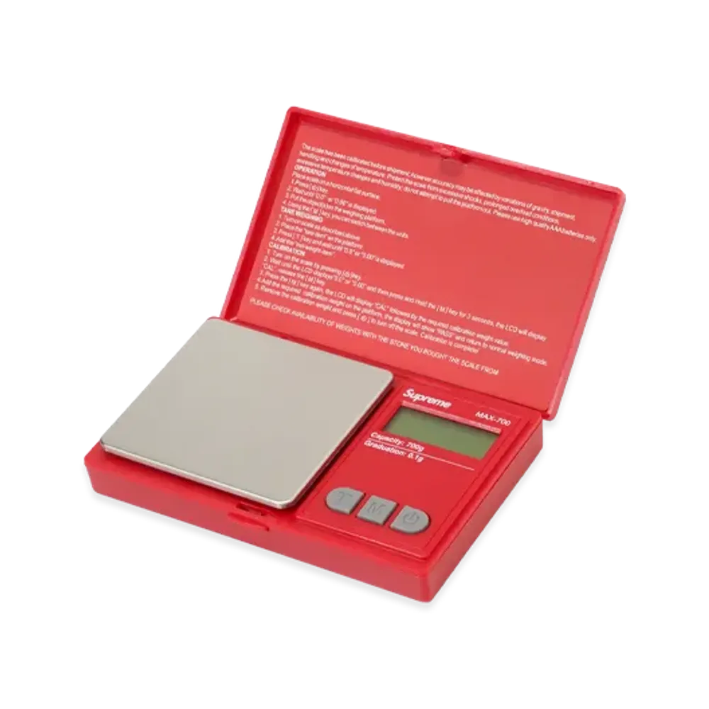 Supreme x AWS MAX-700 Digital Scale "Red"