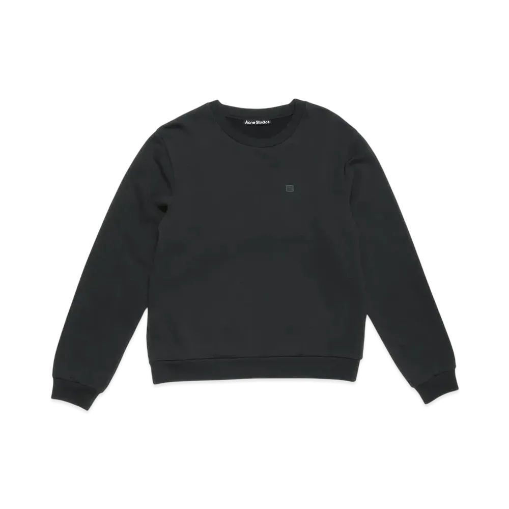 Acne Studios Crew Neck Fleece Sweater "Black"
