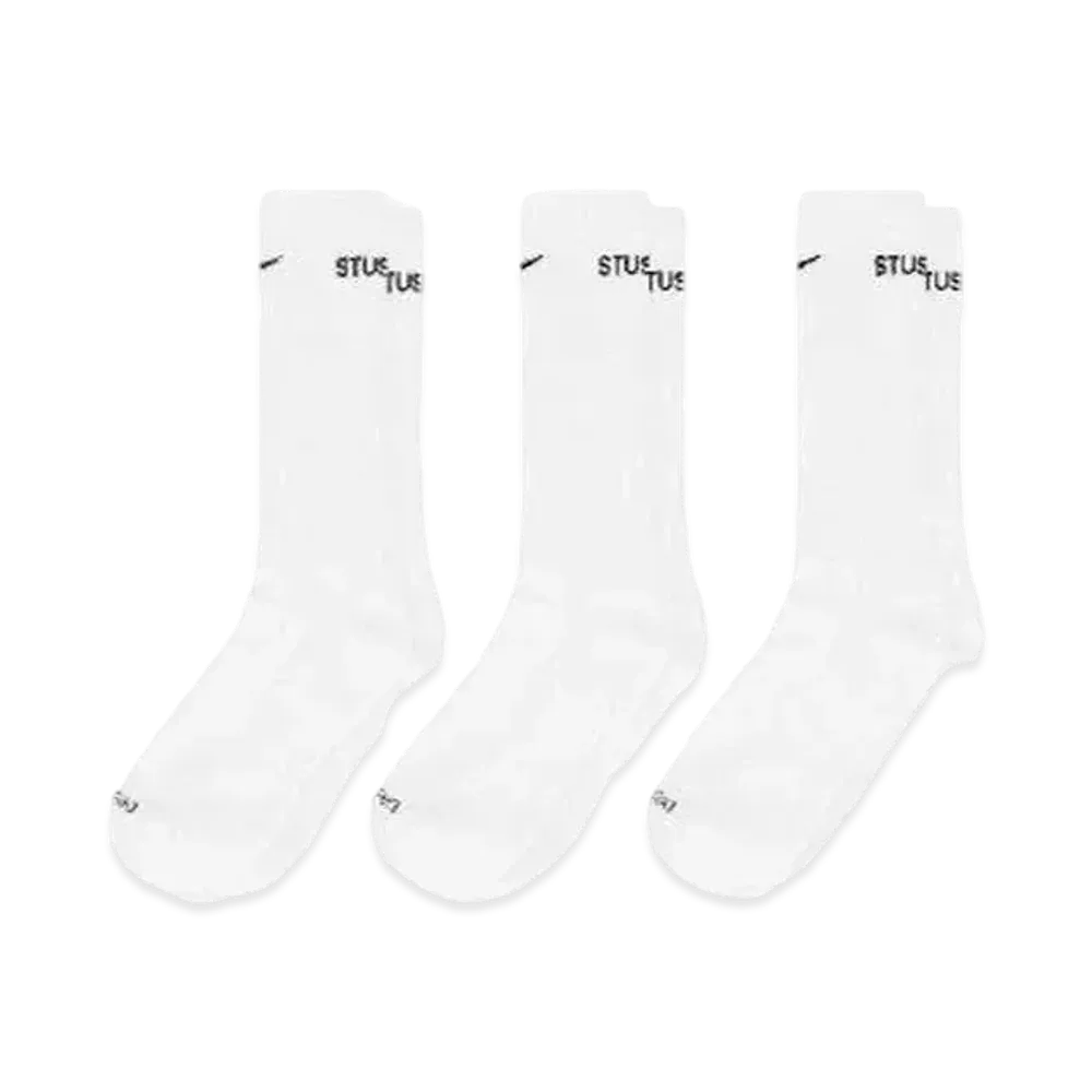 Stussy x Nike U NRG Everyday Crew Socks "White" (24SS)