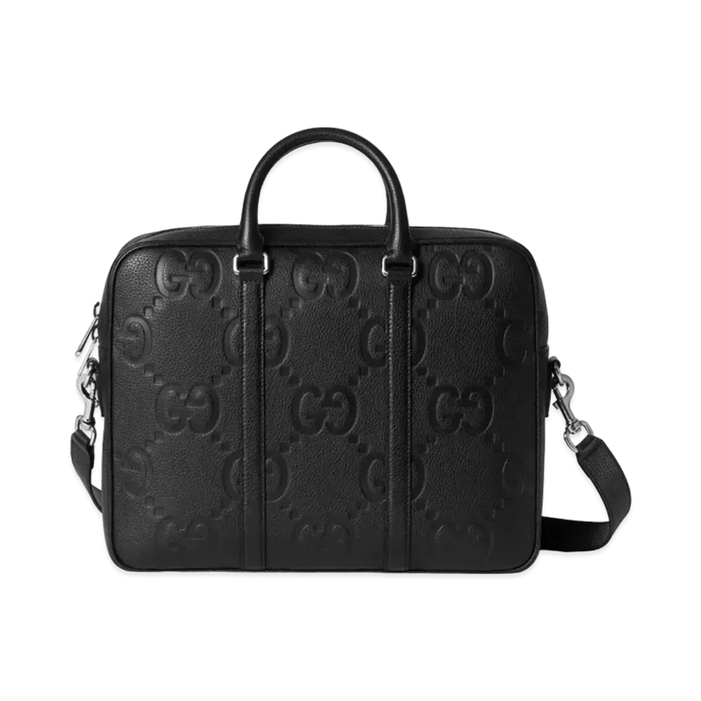 GUCCI Jumbo GG Briefcase "Black"