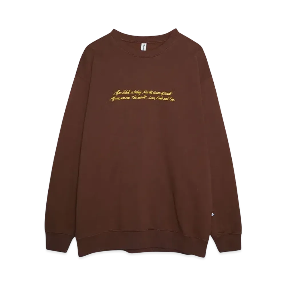 Reception CLUB SWEAT FUNK "CHOCO BROWN"