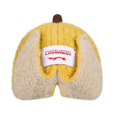 Charles Jeffrey Loverboy Mohair Chunky Banana Beanie "Yellow"