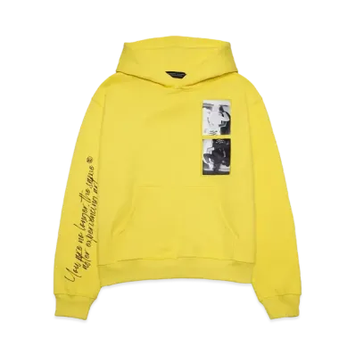 A GOOD BAD INFLUENCE LIFE IS HOODIE "YELLOW"