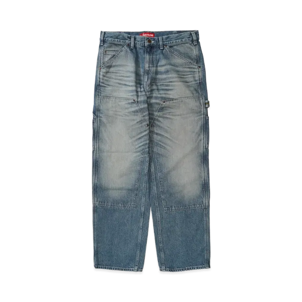 Supreme Worn Double Knee Denim Painter Jean "Washed Indigo"