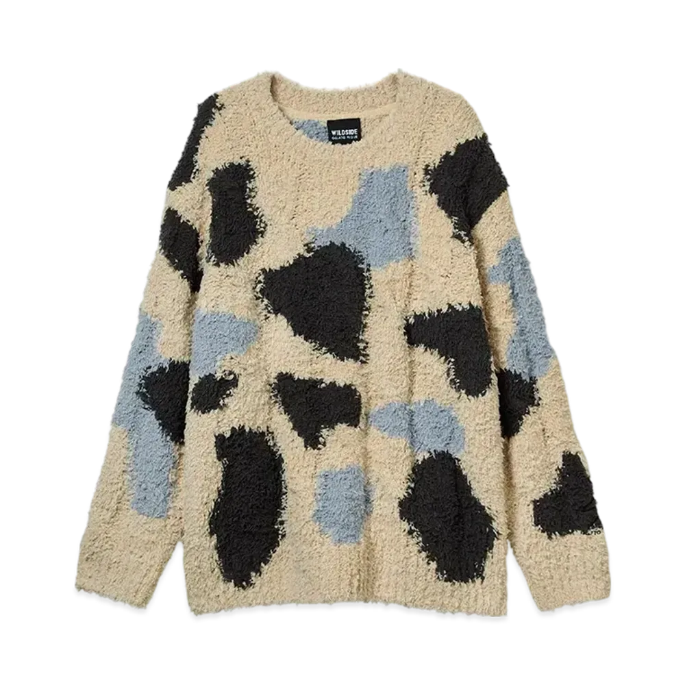GELATO PIQUE Homme x WILDSIDE UNISEX Cable Knit Pullover "Ivory"