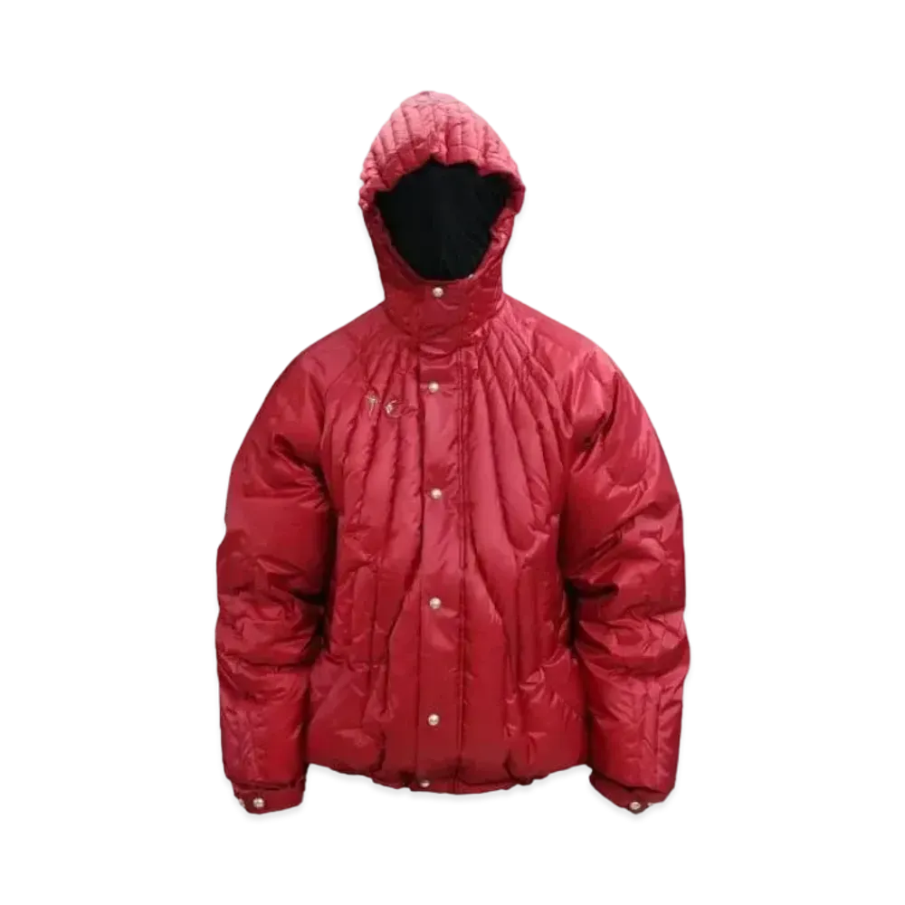 THUG CLUB Cave Goose Down Jacket "Red"