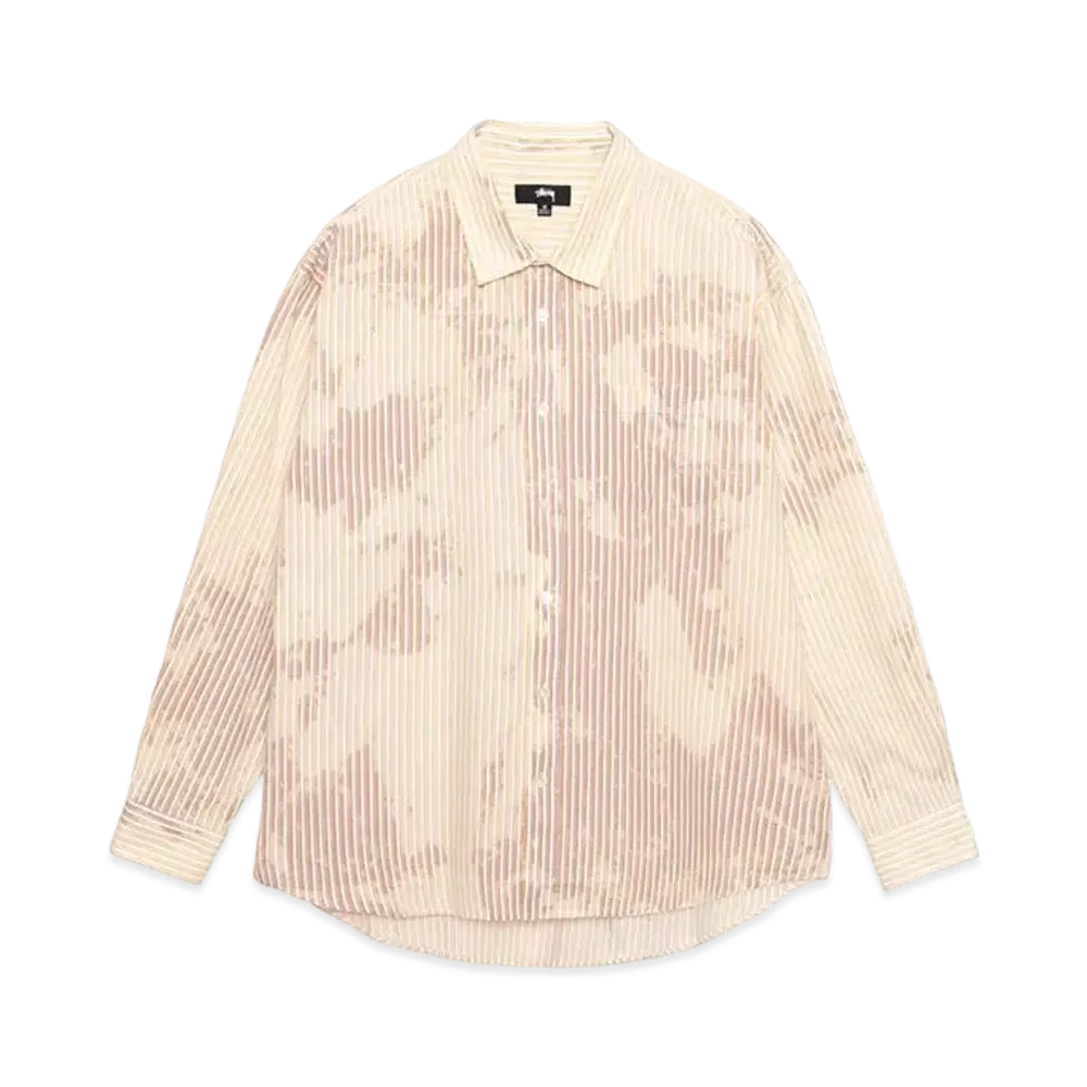 Stussy Classic LS Shirt Bleached "Tan" (FA24)