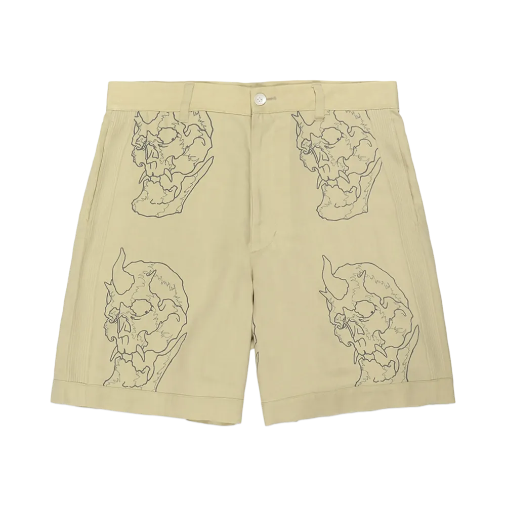 WACKO MARIA x 56 Tattoo Studio / Cuba Shorts "Olive"