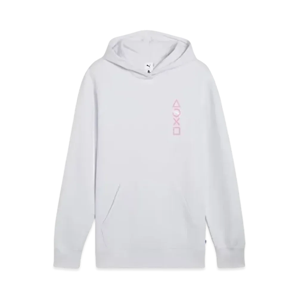 PUMA x PlayStation Men's Graphic Hoodie "Silver Mist"