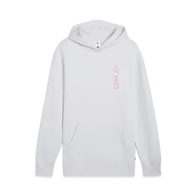 PUMA x PlayStation Men's Graphic Hoodie "Silver Mist"