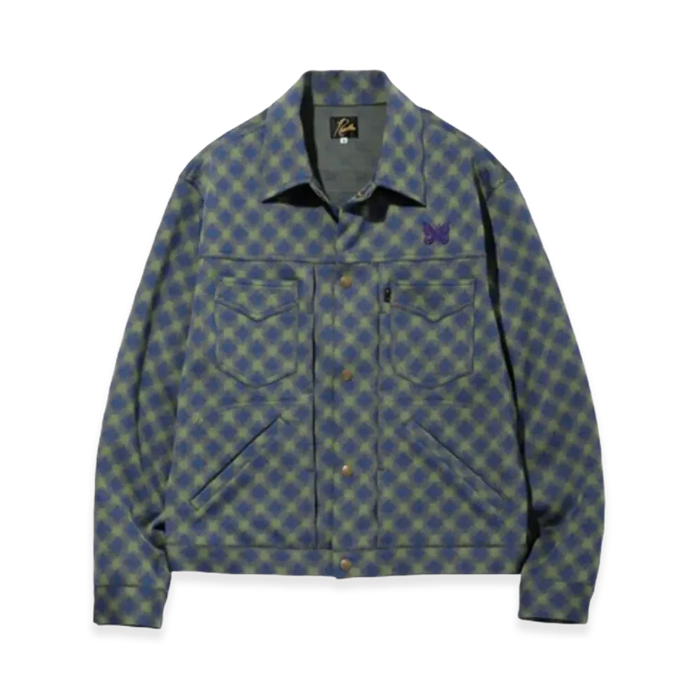 NEEDLES Penny Jean Jacket "BlueOlive"
