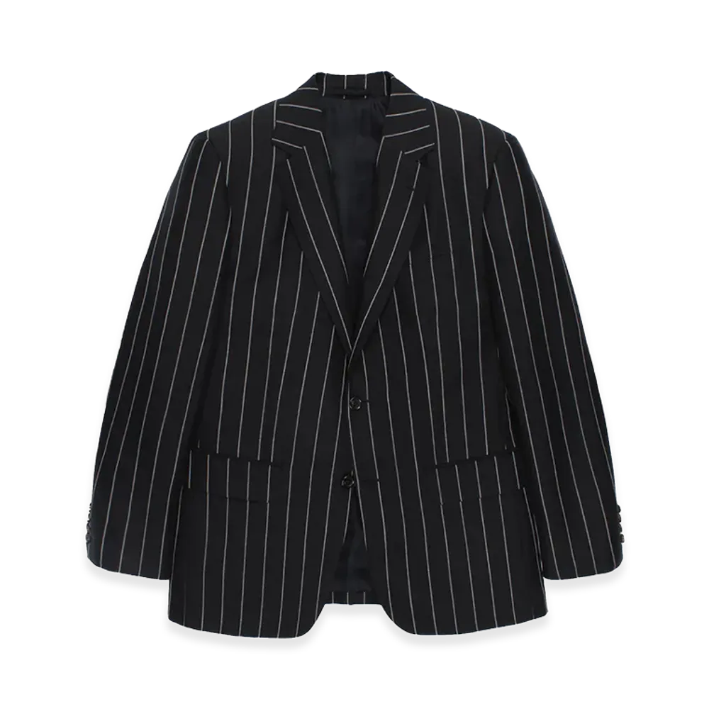 WACKO MARIA Dormeuil / Single Breasted Jacket "Stripe"