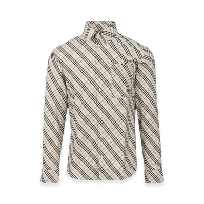 Burberry Check Cotton Shirt "Checked"