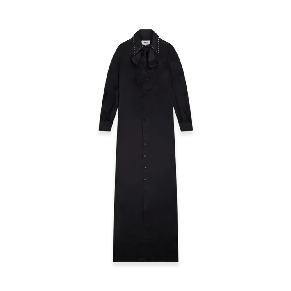 MM6 Maison Margiela Women's Fluid Extra Long Dress "Black"