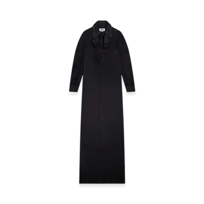MM6 Maison Margiela Women's Fluid Extra Long Dress "Black"
