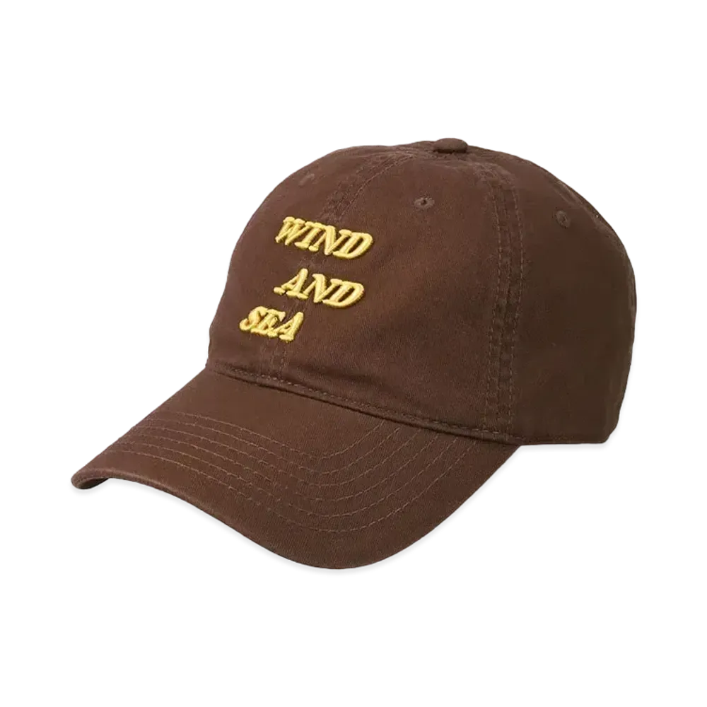 WIND AND SEA Logo Cap "Brown"