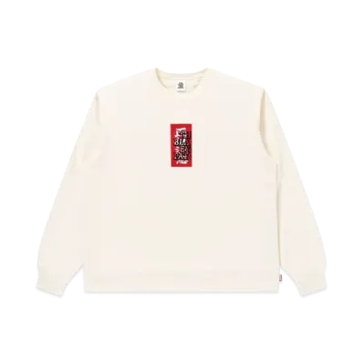 BlackEyePatch Handle With Care Crewsweat "Off White"