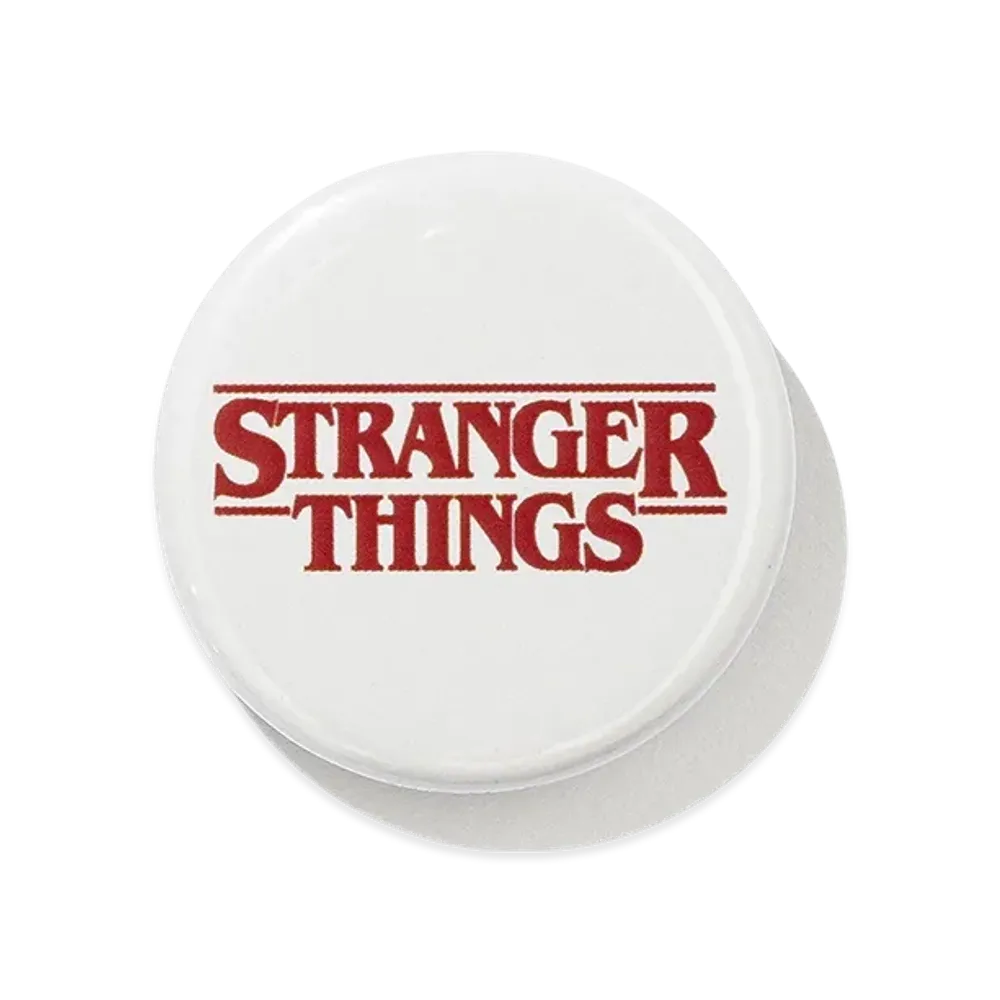 Netflix Stranger Things x V.A. Can Badge 32mm "White"