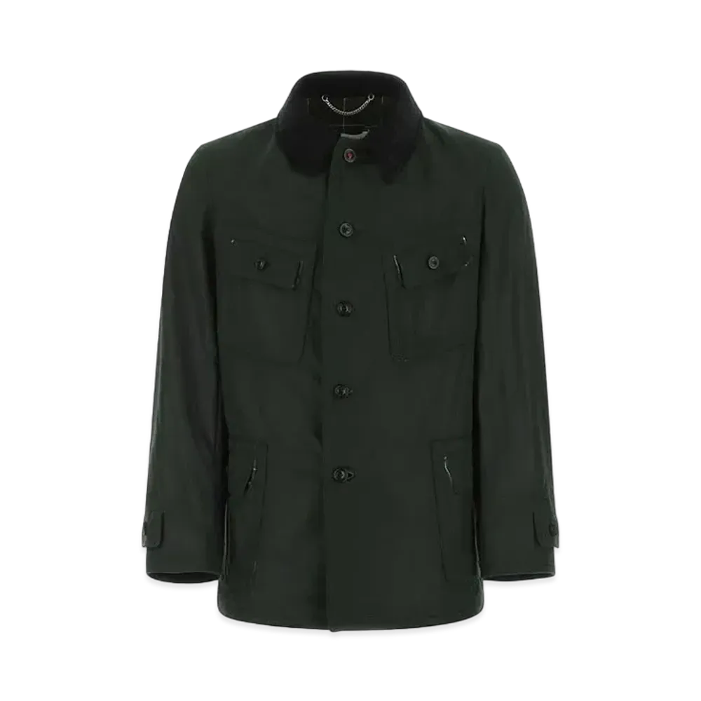 Maison Margiela Waxed Cotton Jacket "Dark Green"