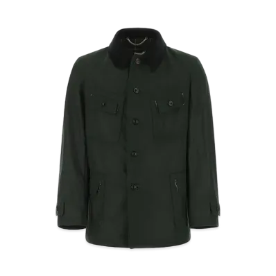 Maison Margiela Waxed Cotton Jacket "Dark Green"