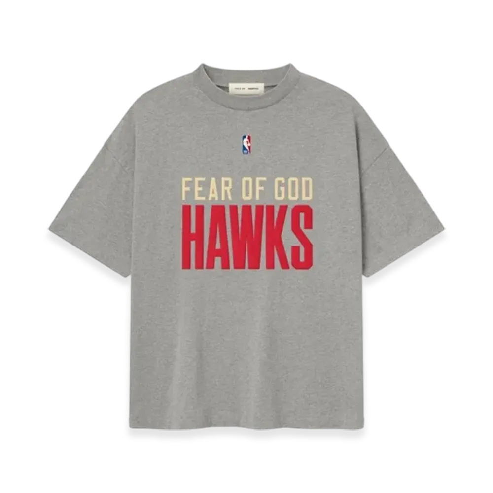 FEAR OF GOD x MLB ESSENTIALS Hawks Tee "Dark Heather"