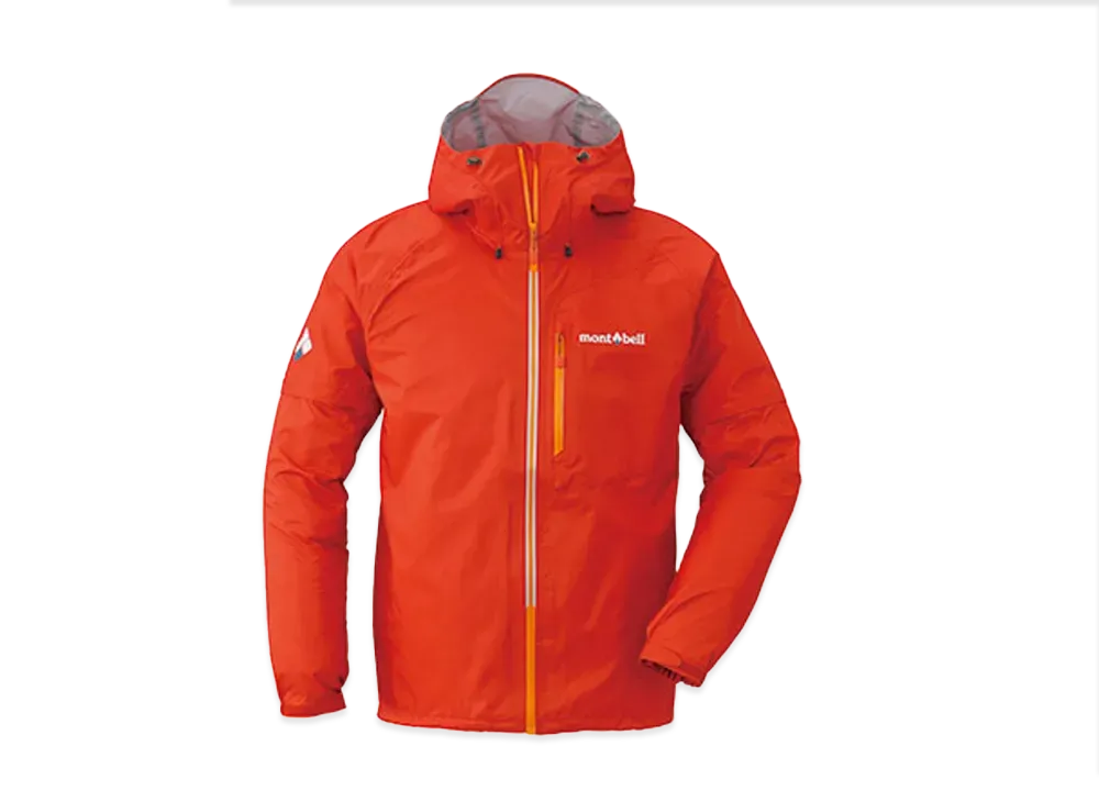 mont-bell Convertible Rain Jacket "Red"