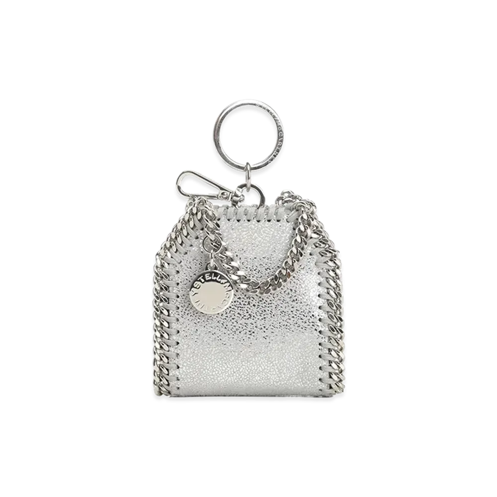 STELLA McCARTNEY Women's Falabella Airpods Case Keychain "Silver"