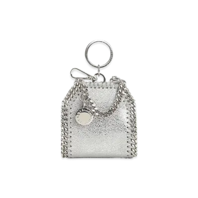 STELLA McCARTNEY Women's Falabella Airpods Case Keychain "Silver"