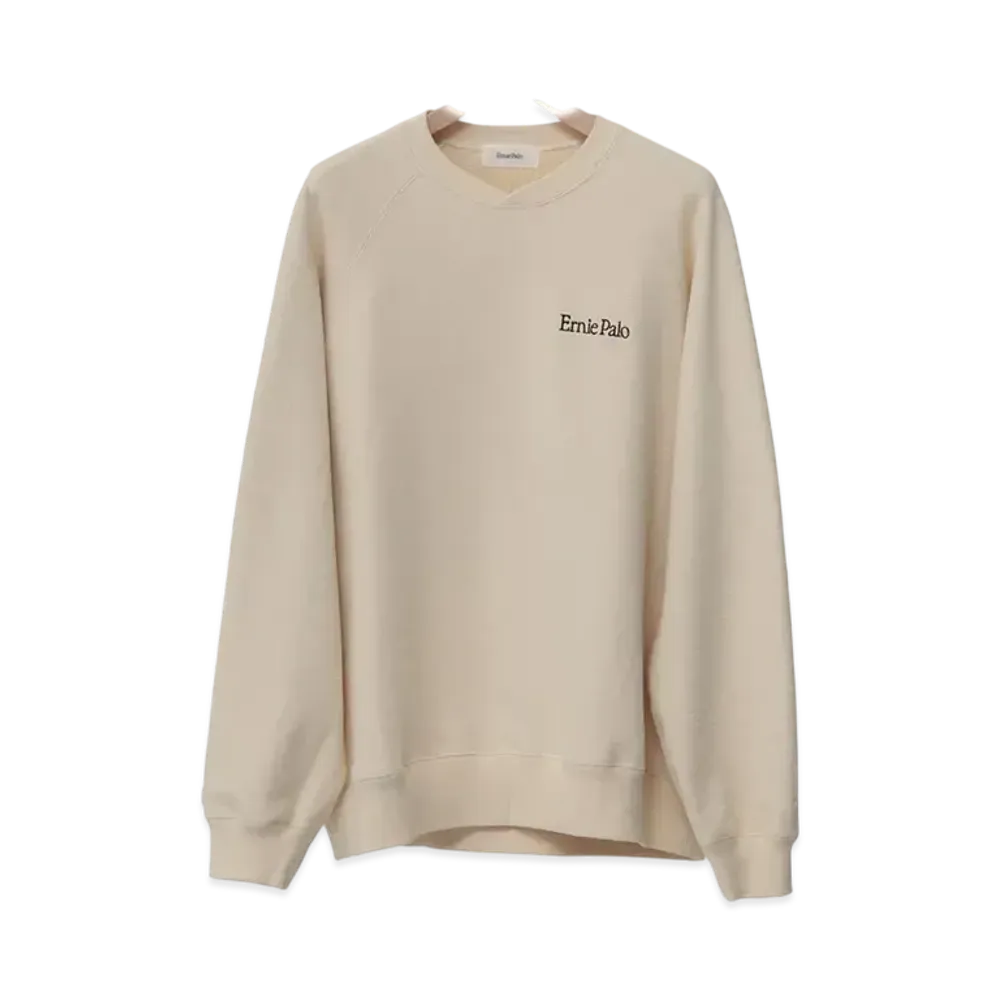 Ernie Palo Crew Neck Sweat "Ivory"