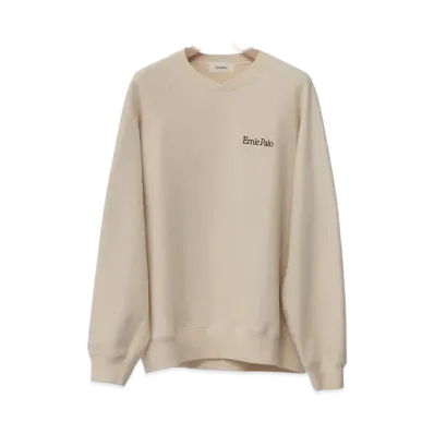 Ernie Palo Crew Neck Sweat "Ivory"