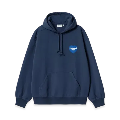 Carhartt WIP Hooded Heart Sweatshirt "Blue"