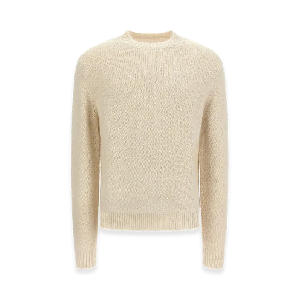 Jil Sander Alpaca Wool Sweater "White"