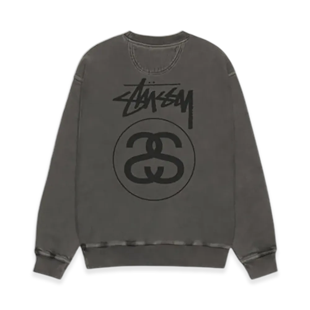 Stussy Stock Link Crew Pigment Dyed "Black"