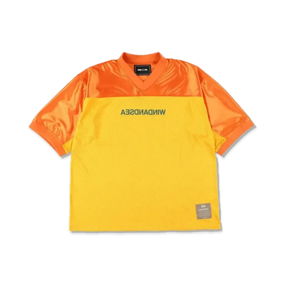 WIND AND SEA A32 Football Jersey "Orange"