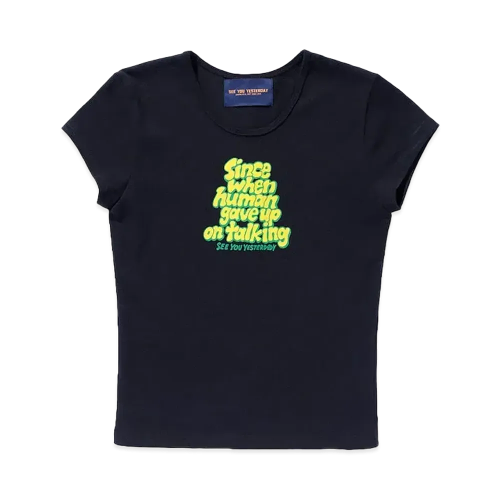 VERDY x SEE YOU YESTERDAY Ladies T-shirt "Black"