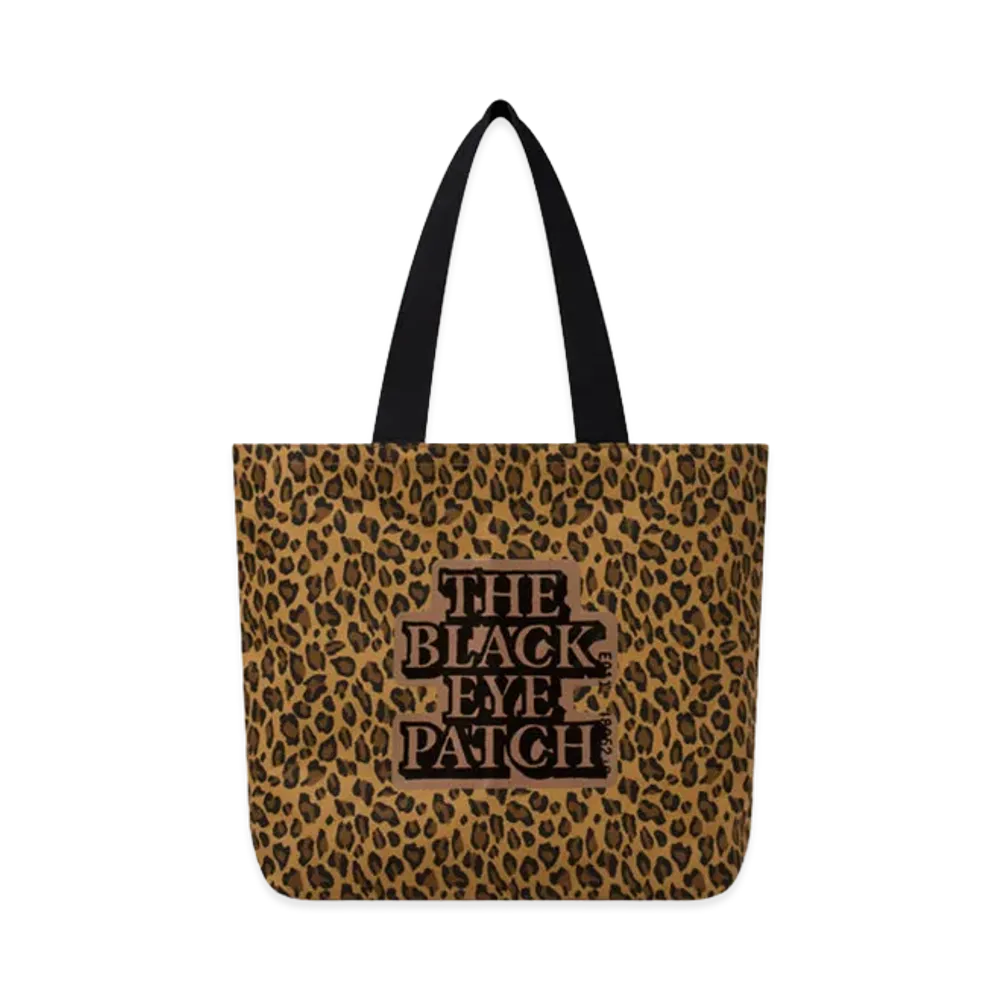 BlackEyePatch Leopard Patterned Tote Large "Leopard"