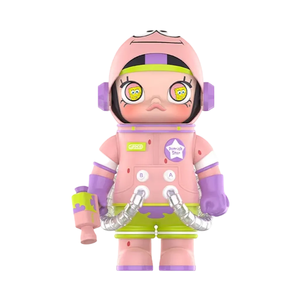 POP MART "MEGA COLLECTIONS" 1000% SPACE MOLLY Patrick Star