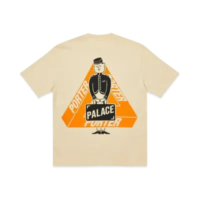 PALACE PORTER Tri-Ferg Bell Boy T-Shirt "Sand"