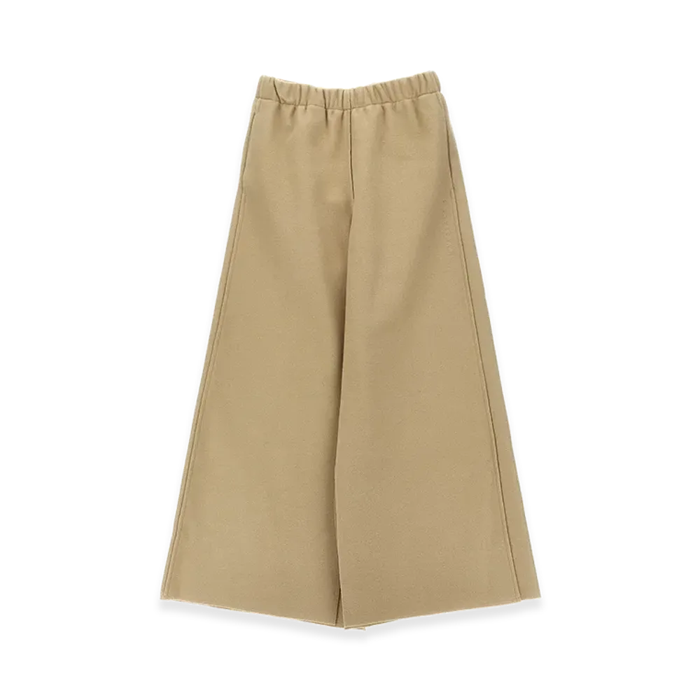 MM6 Maison Margiela Kids Logo Embroidery Pants "Beige"