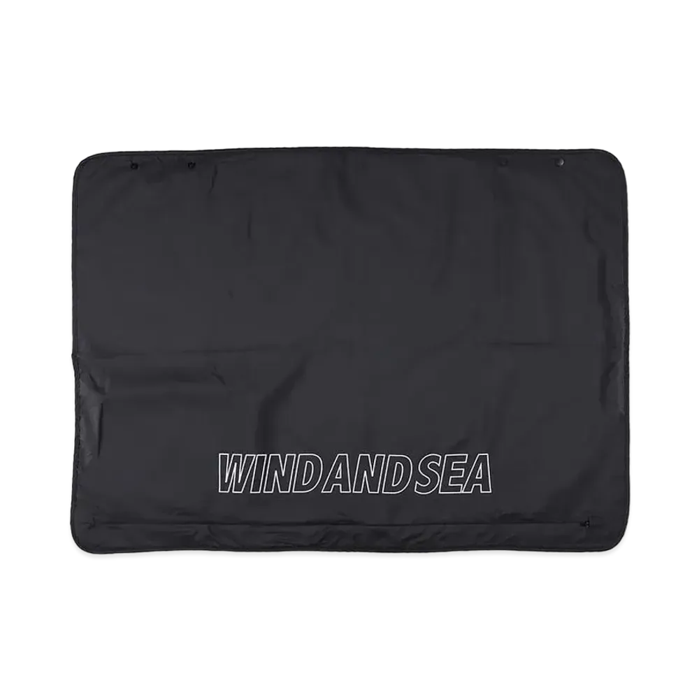 WIND AND SEA Wind Ripstop Blanket "Black"