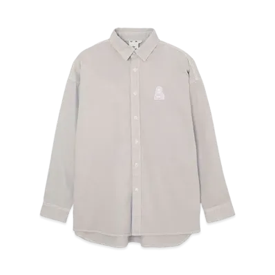 X-Girl Face L/S Shirt "Ltgrey"