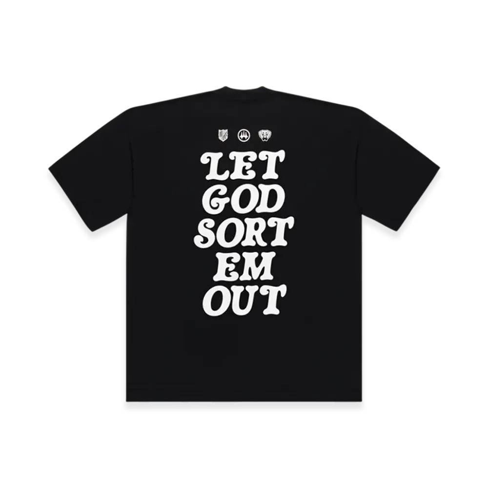 VERDY x CLIPSE Let God Sort Em Out Tee 4 "Black"