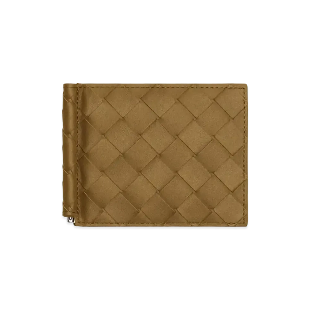 Bottega Veneta Bill Clip Wallet "Acorn"